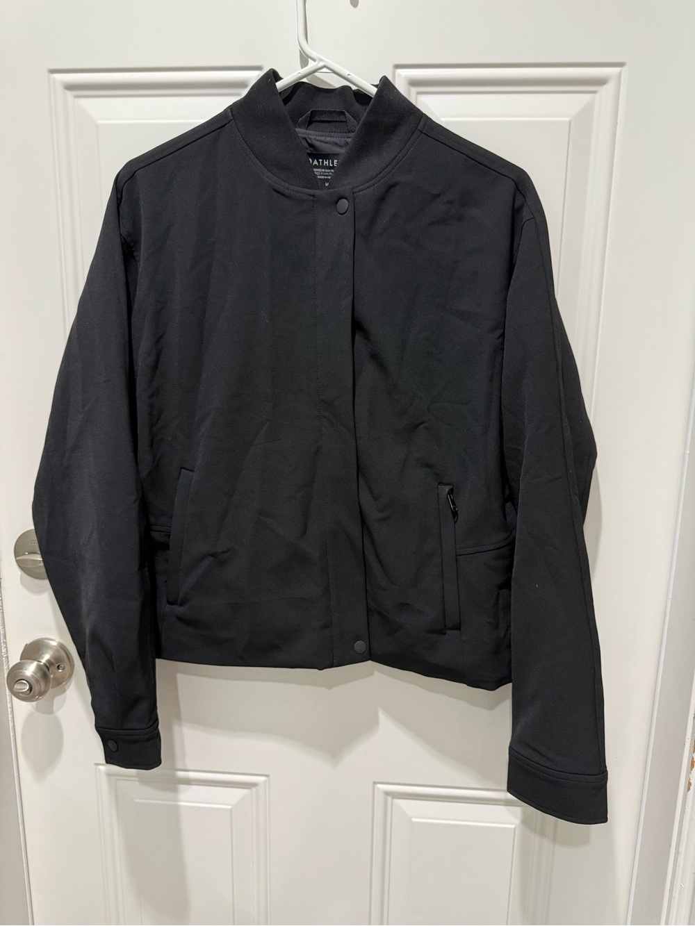 Athleta Black Women's Bomber Jacket